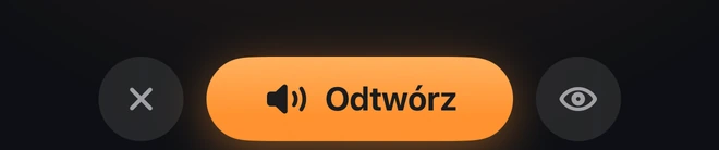 Przycisk „Odtwórz” w trybie WORLD